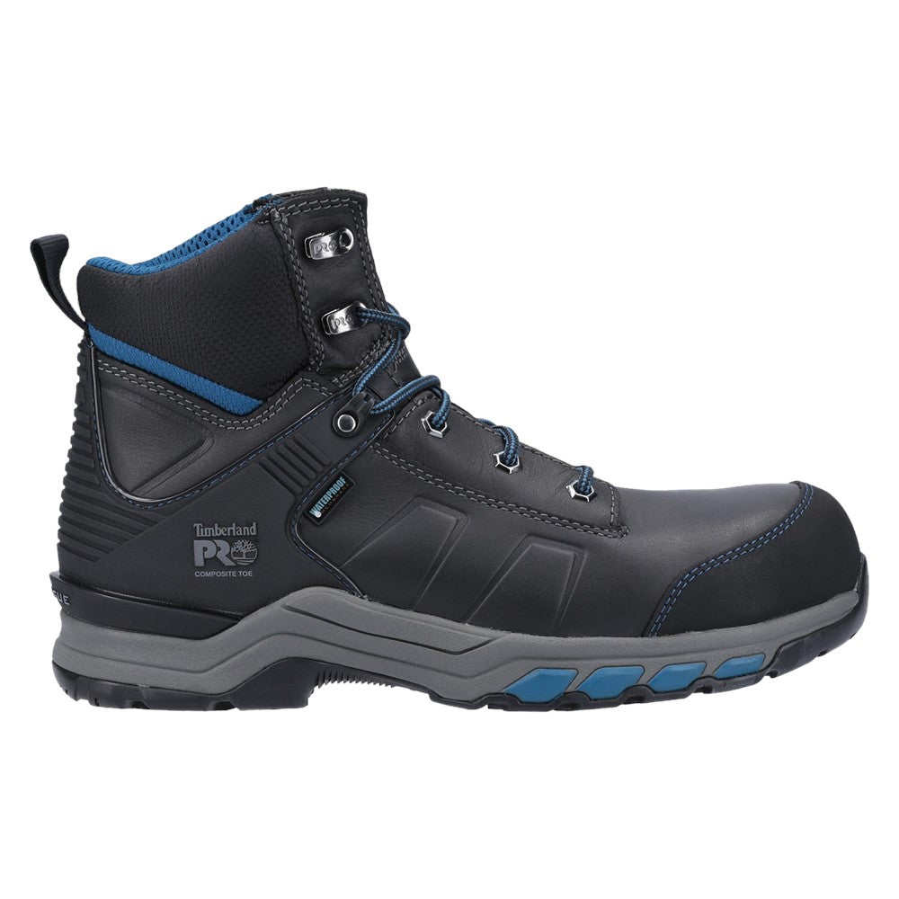Hypercharge 6" Waterproof Composite Toe Work Boot for Men in Black Teal
