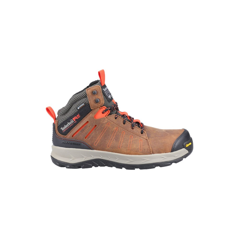 Trailwind Waterproof Composite Toe Work Boot for Men in Brown