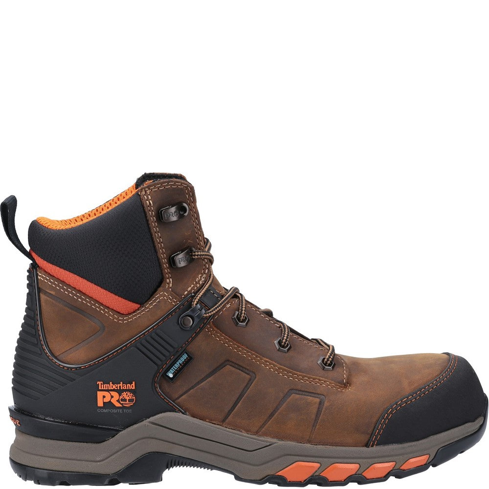 Hypercharge 6" Waterproof Composite Toe Work Boot for Men in Brown