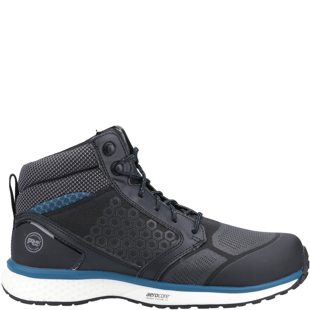 Reaxion Composite Toe Work Boot for Men in Black Blue