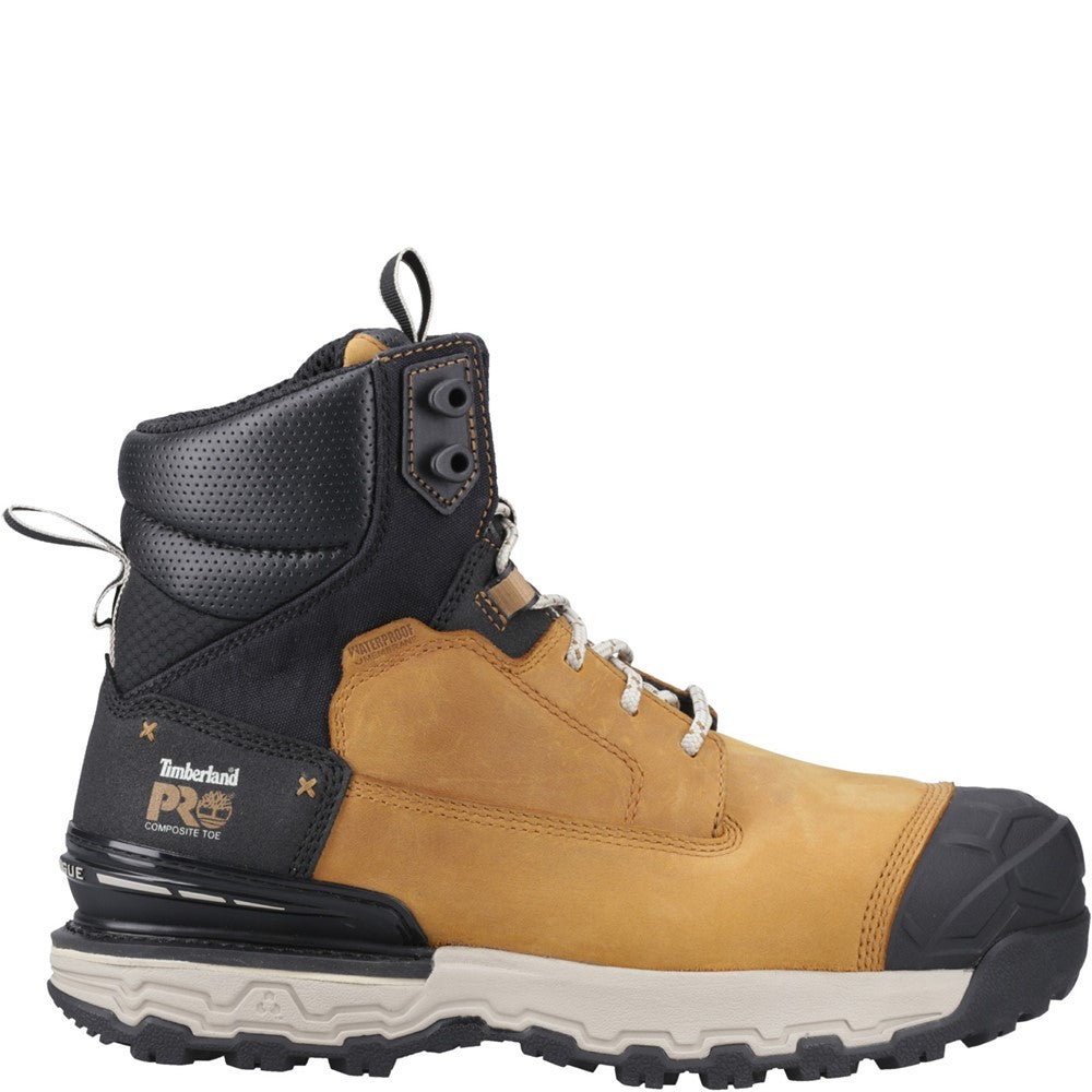 Boondock 6" Waterproof Composite-Toe Work Boot for Men in Wheat
