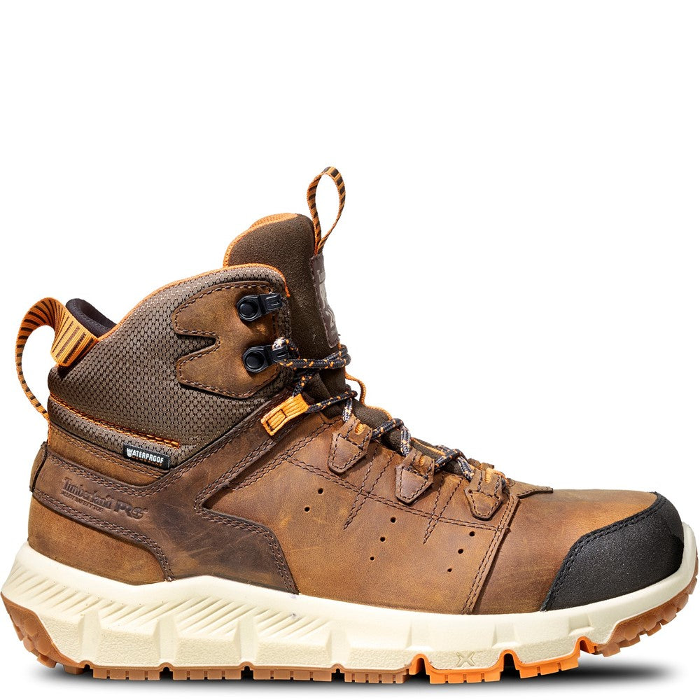 Tempe 6" Waterproof Alloy-Toe Work Boot for Men in Brown