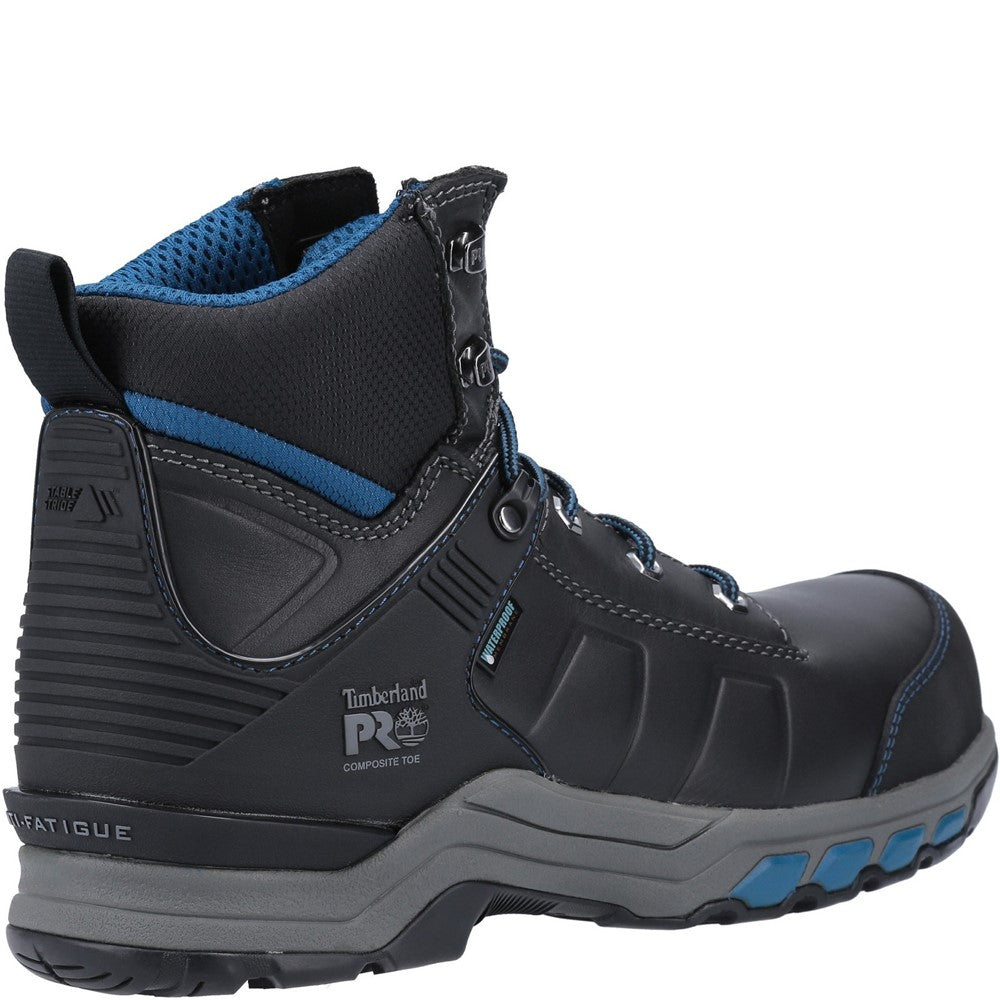 Hypercharge 6" Waterproof Composite Toe Work Boot for Men in Black Teal