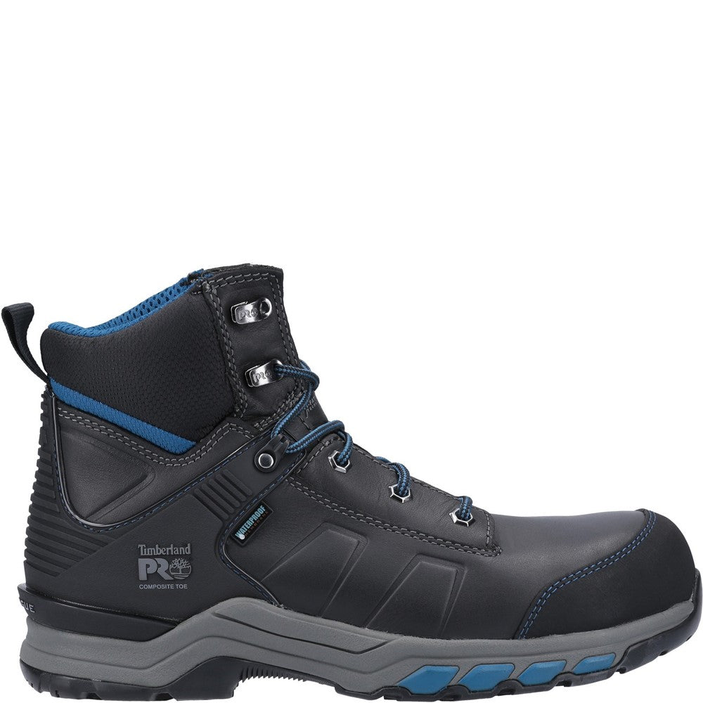 Hypercharge 6" Waterproof Composite Toe Work Boot for Men in Black Teal
