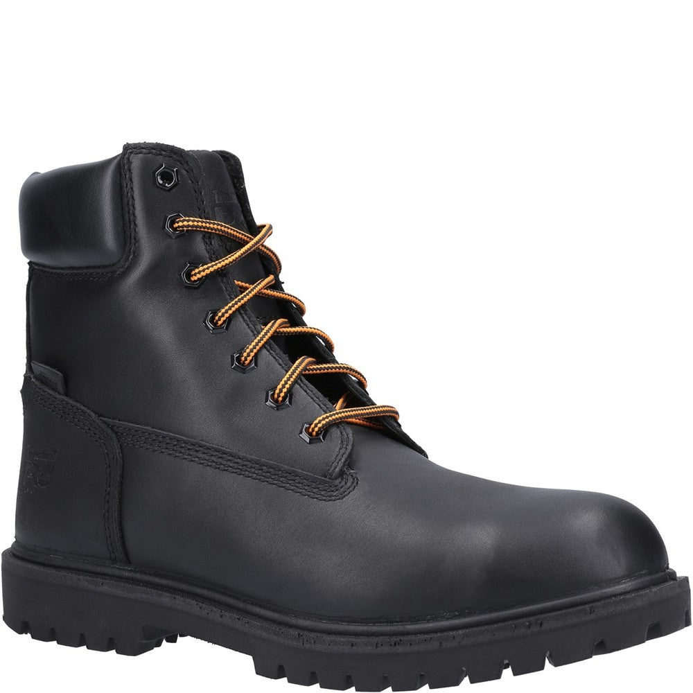 Iconic Waterproof Alloy-Toe Work Boot for Men in Black