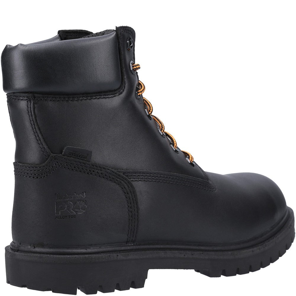 Iconic Waterproof Alloy-Toe Work Boot for Men in Black