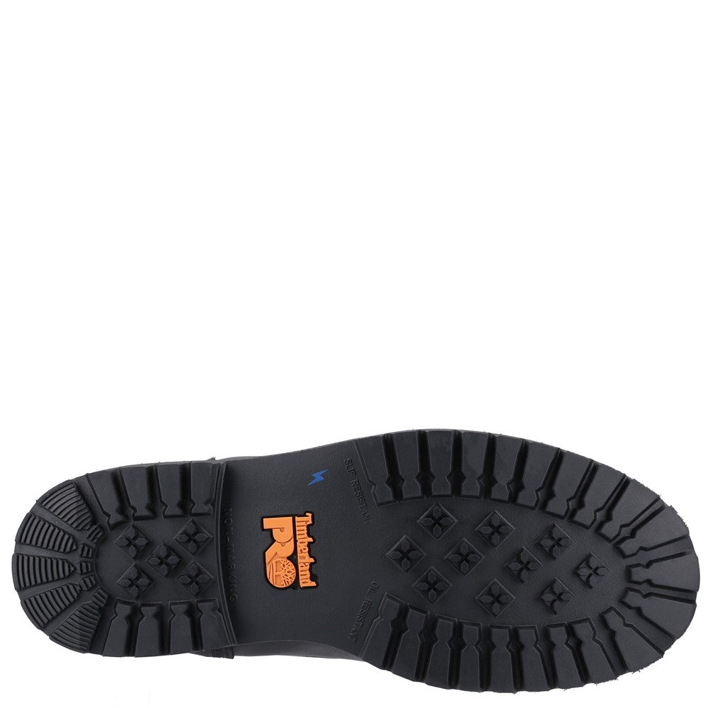 Iconic Waterproof Alloy-Toe Work Boot for Men in Black