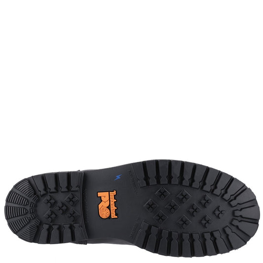 Iconic Waterproof Alloy-Toe Work Boot for Men in Black