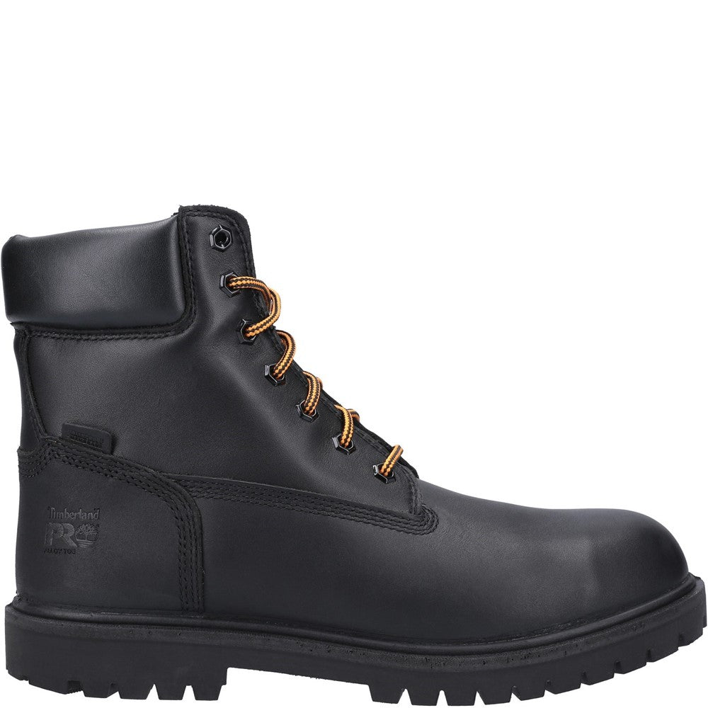 Iconic Waterproof Alloy-Toe Work Boot for Men in Black