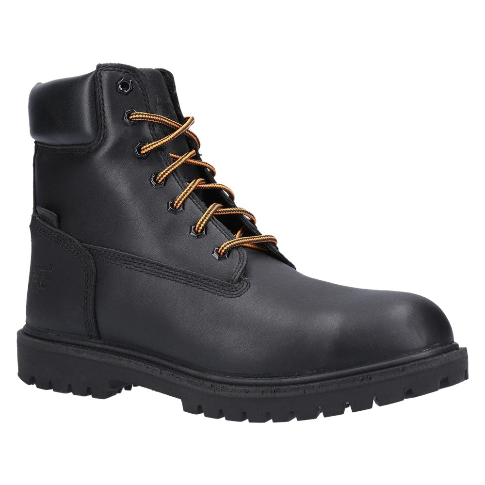 Iconic Waterproof Alloy-Toe Work Boot for Men in Black