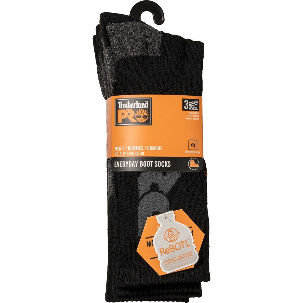 Big Logo Half Cushion Crew Socks 3 Pack