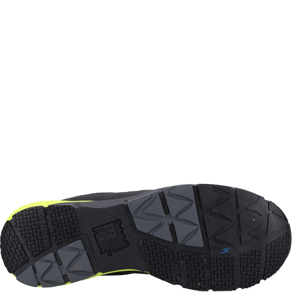 Radius Alloy Toe Work Trainer for Men in Black