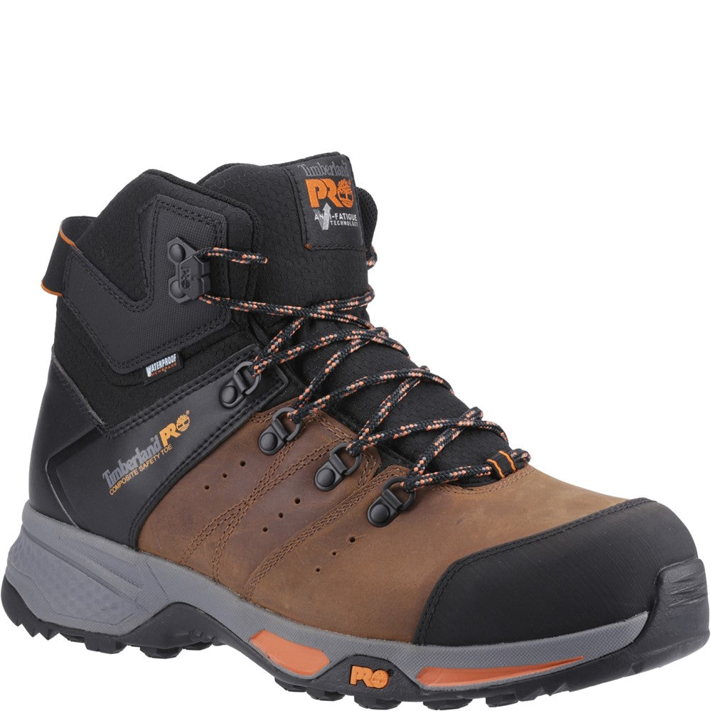 Switchback Composite Toe Work Boot for Men in Brown