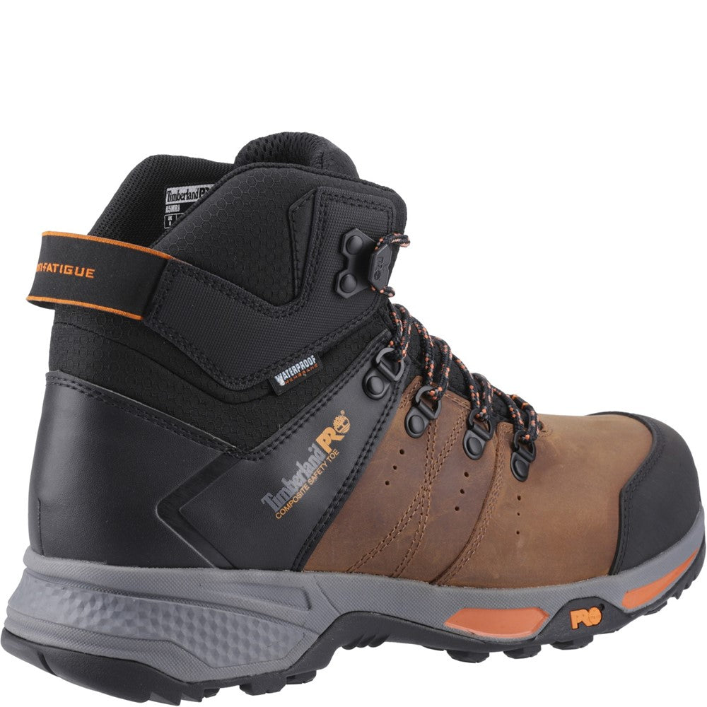 Switchback Composite Toe Work Boot for Men in Brown