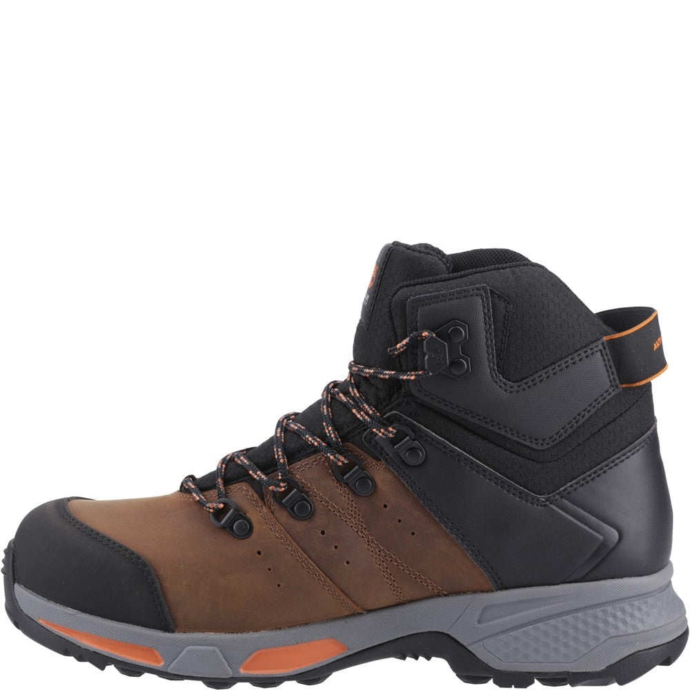 Switchback Composite Toe Work Boot for Men in Brown