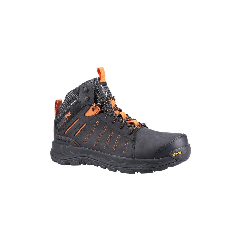 Trailwind Waterproof Composite Toe Work Boot for Men in Black