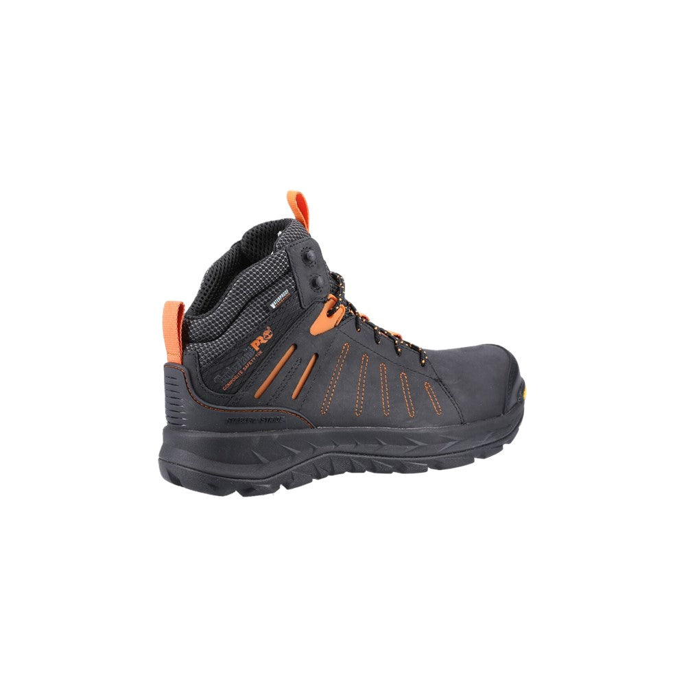 Trailwind Waterproof Composite Toe Work Boot for Men in Black