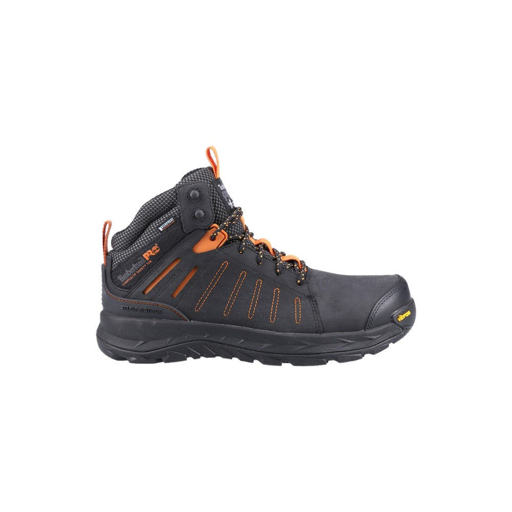 Trailwind Waterproof Composite Toe Work Boot for Men in Black