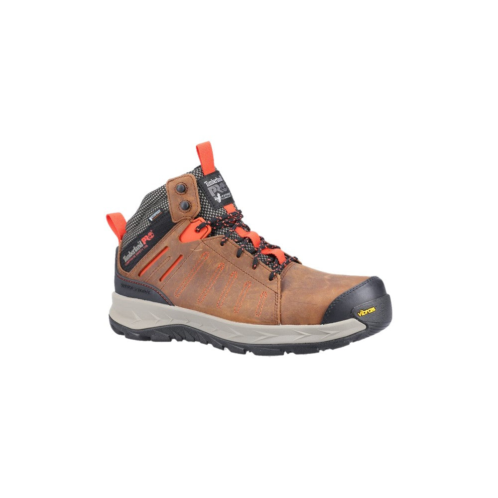 Trailwind Waterproof Composite Toe Work Boot for Men in Brown