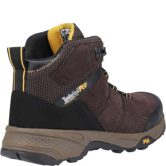 Switchback LT Steel Safety-Toe Work Boots for Men in Dark Brown