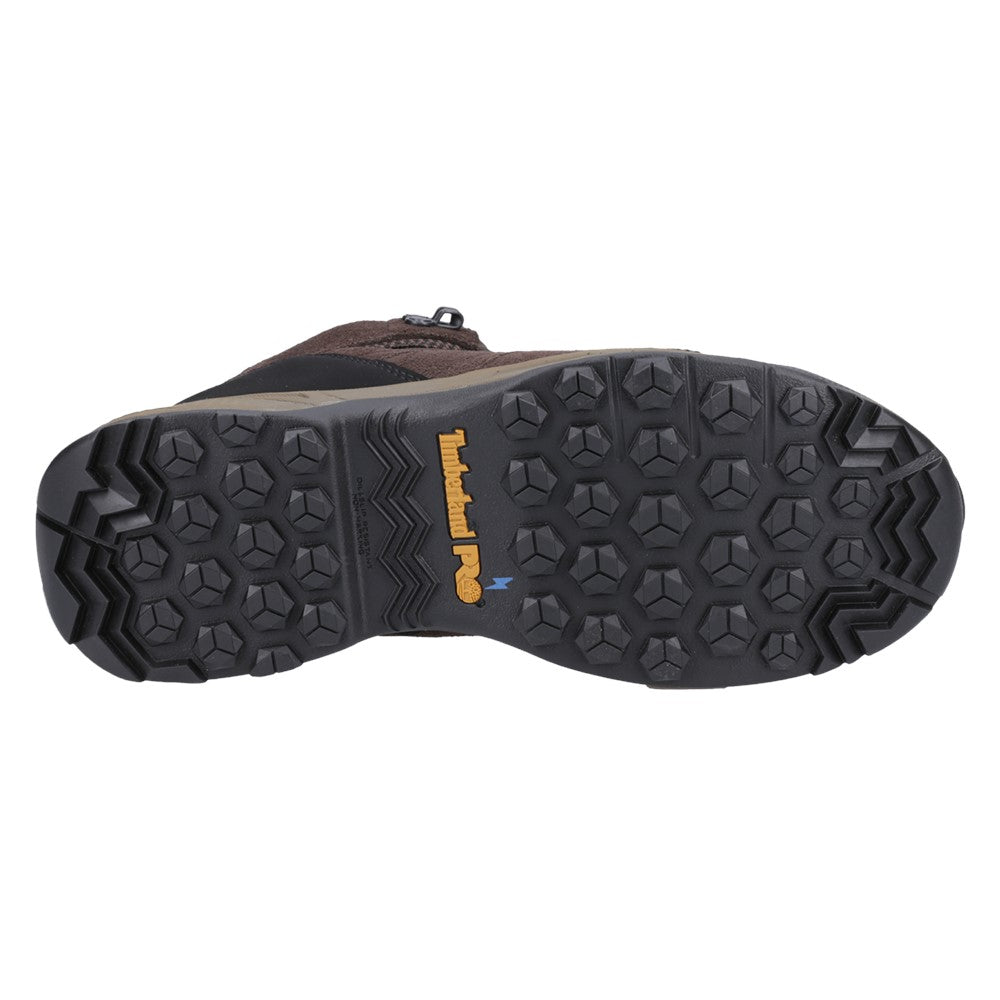 Switchback LT Steel Safety-Toe Work Boots for Men in Dark Brown