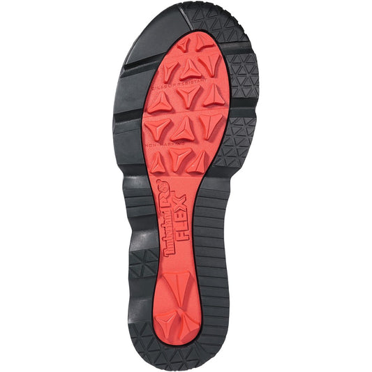 Morphix 6" Waterproof Composite Toe Work Boot for Men in Black/Red