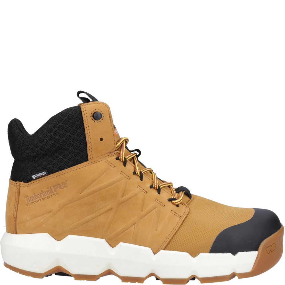 Morphix 6" Waterproof Composite Toe Work Boot for Men in Wheat