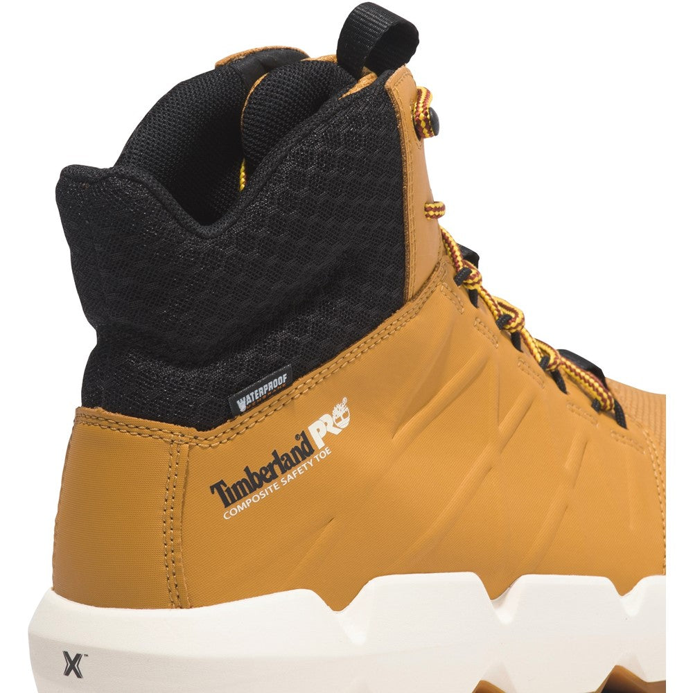 Morphix 6" Waterproof Composite Toe Work Boot for Men in Wheat