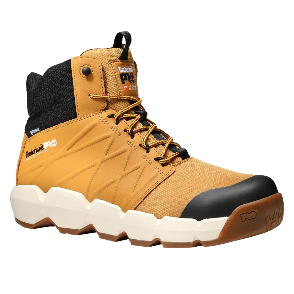 Morphix 6" Waterproof Composite Toe Work Boot for Men in Wheat