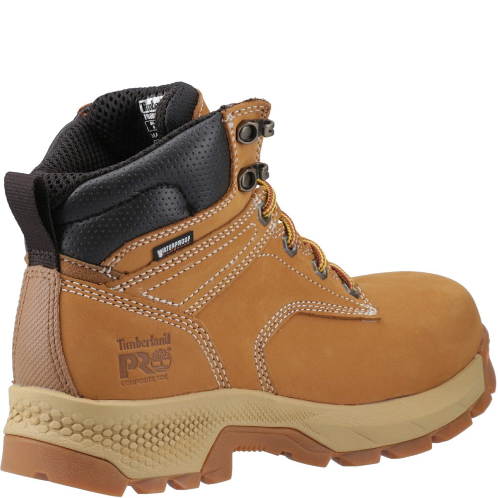 TiTAN® EV 6" Waterproof Composite-Toe Work Boot for Women in Wheat