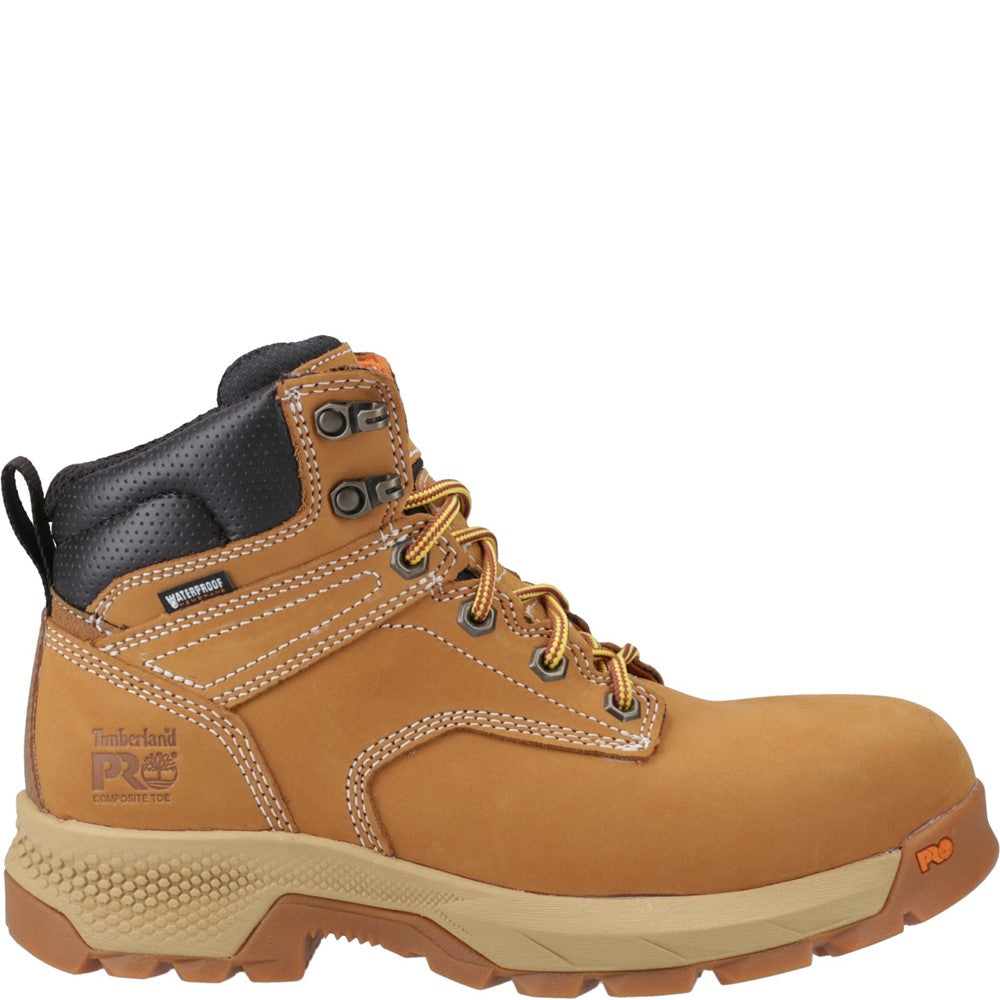 TiTAN® EV 6" Waterproof Composite-Toe Work Boot for Women in Wheat