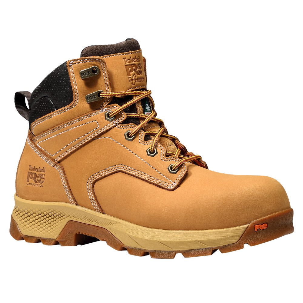 TiTAN® EV 6" Waterproof Composite-Toe Work Boot for Women in Wheat