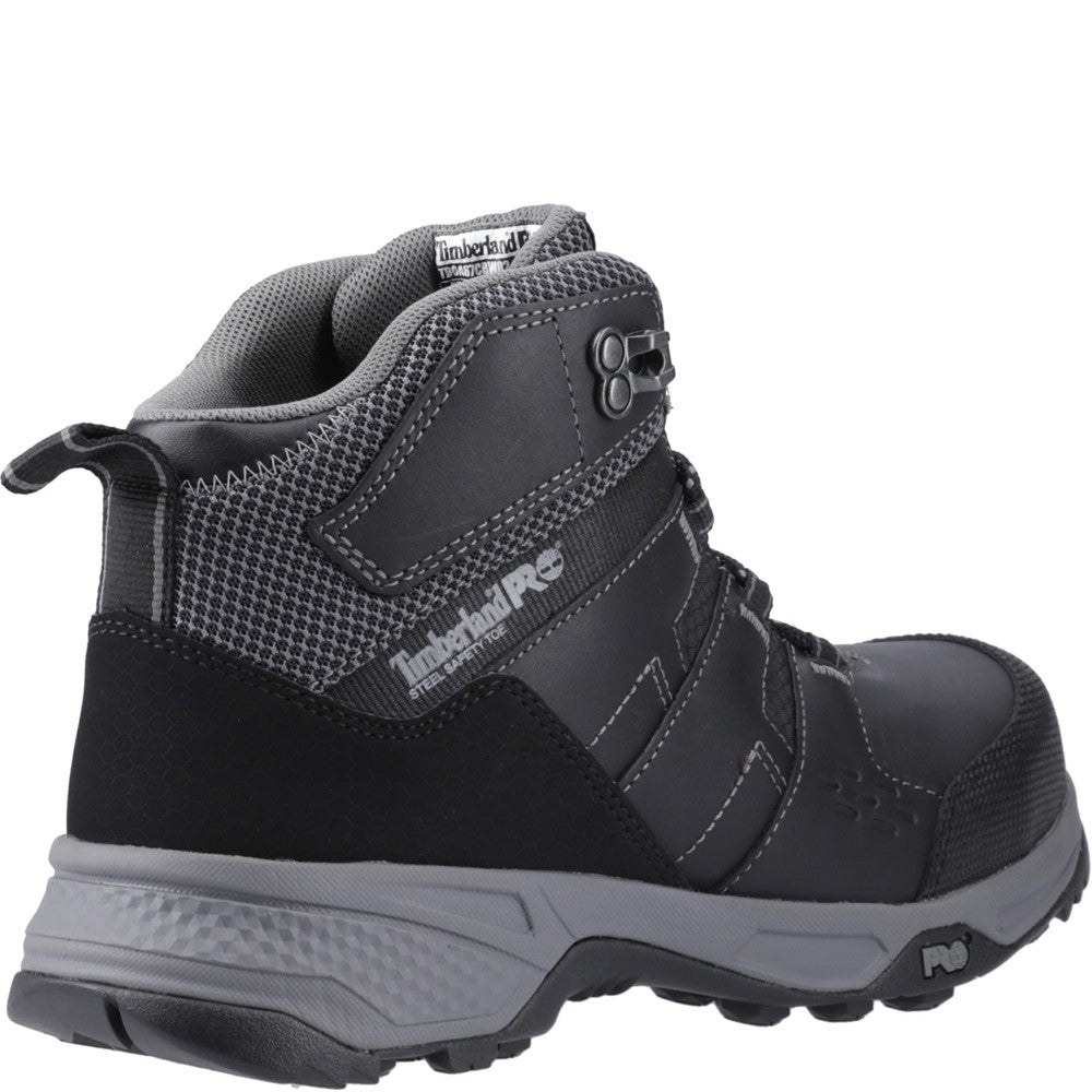 Switchback LT Steel Safety-Toe Work Boots for Men in Black
