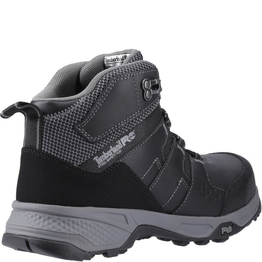 Switchback LT Steel Safety-Toe Work Boots for Men in Black
