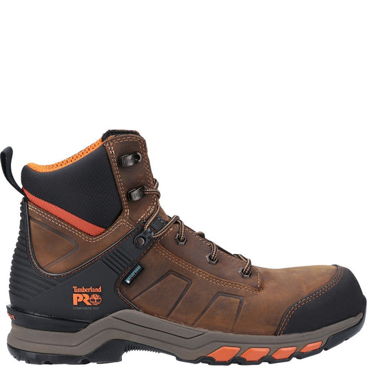 Hypercharge 6" Waterproof Composite Toe Work Boot for Men in Brown