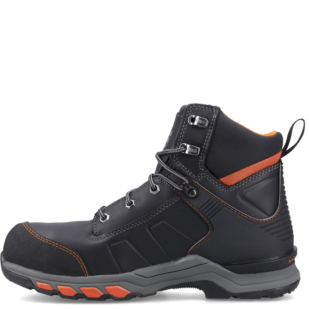 Hypercharge 6" Waterproof Composite Toe Work Boot for Men in Black