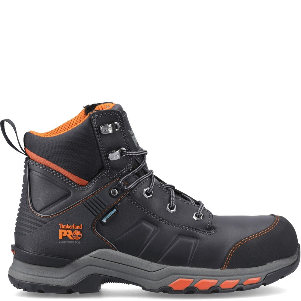 Hypercharge 6" Waterproof Composite Toe Work Boot for Men in Black