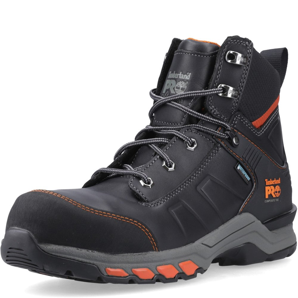 Hypercharge 6" Waterproof Composite Toe Work Boot for Men in Black