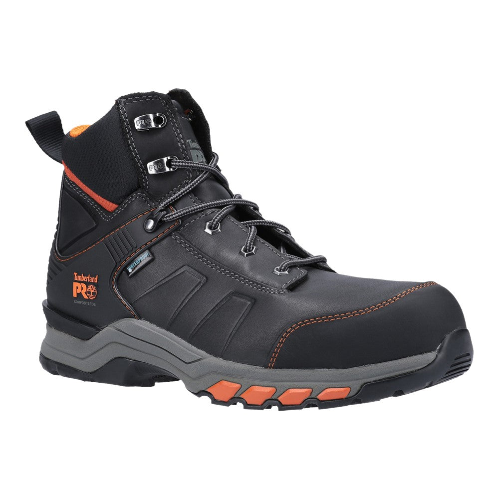 Hypercharge 6" Waterproof Composite Toe Work Boot for Men in Black