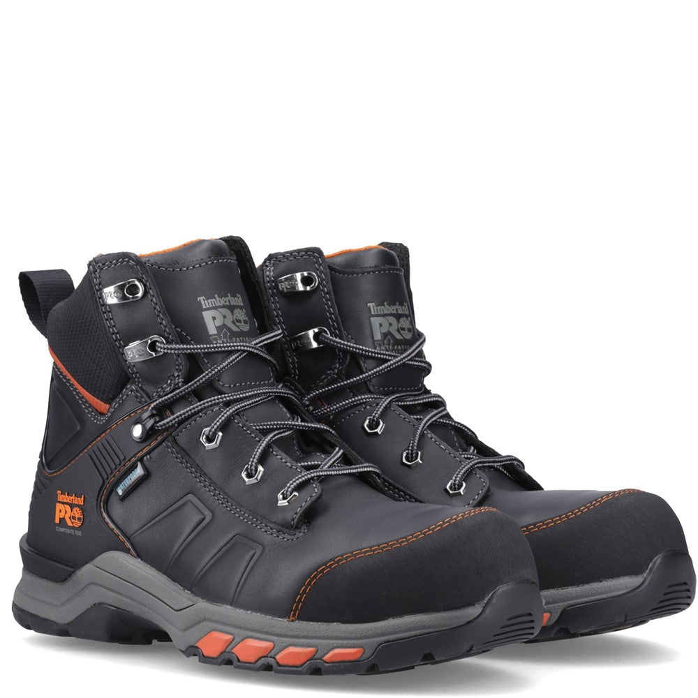 Hypercharge 6" Waterproof Composite Toe Work Boot for Men in Black