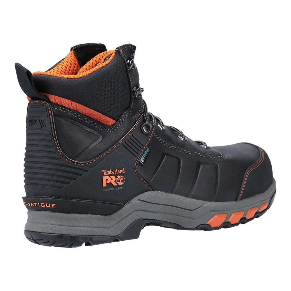 Hypercharge 6" Waterproof Composite Toe Work Boot for Men in Black