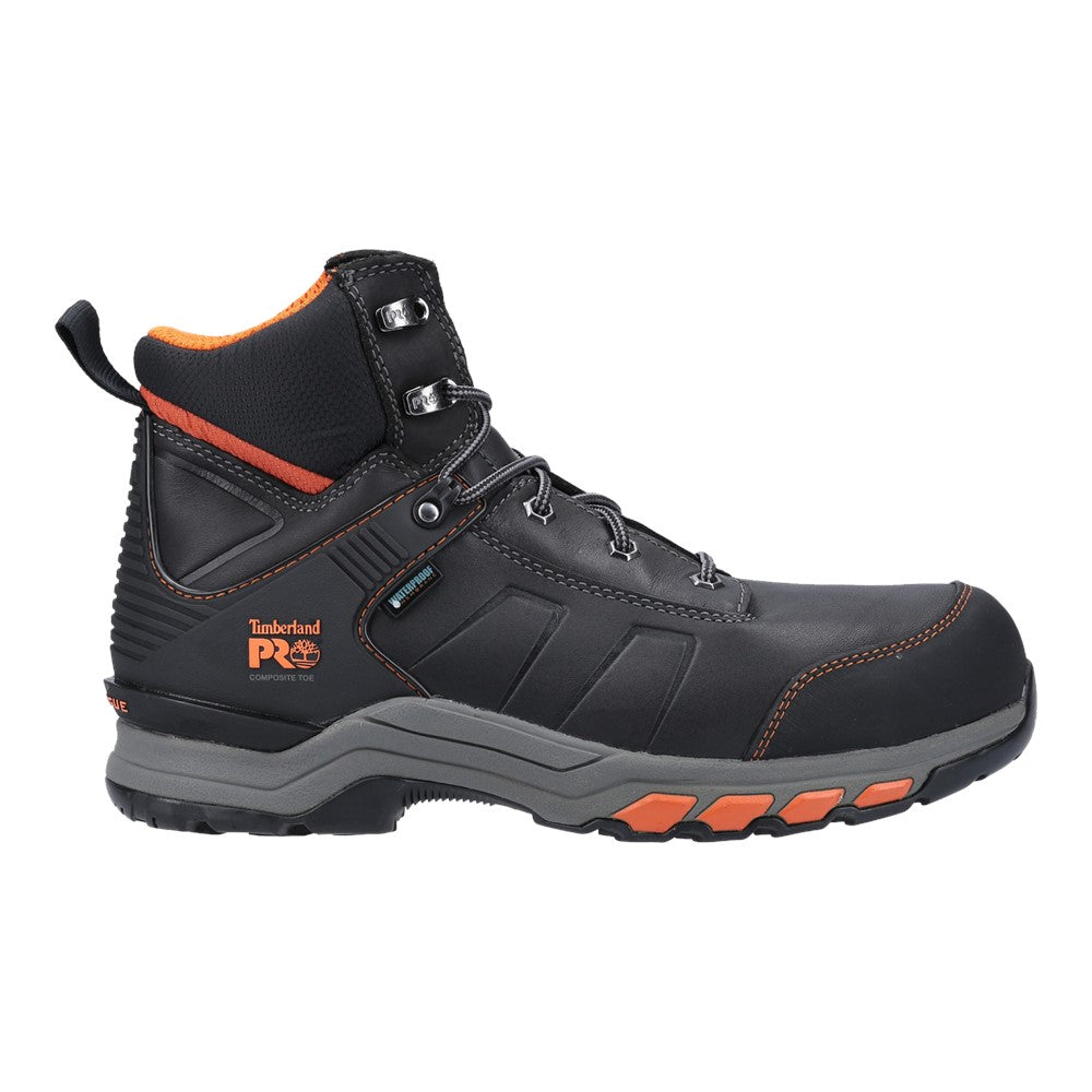 Hypercharge 6" Waterproof Composite Toe Work Boot for Men in Black