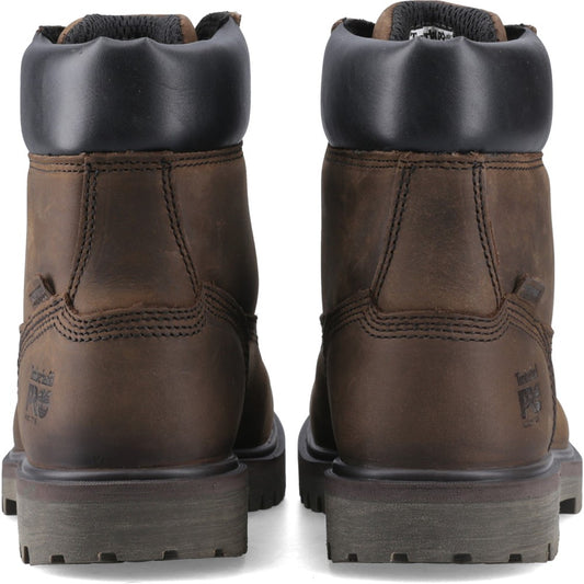 Iconic Waterproof Alloy-Toe Work Boot for Men in Brown