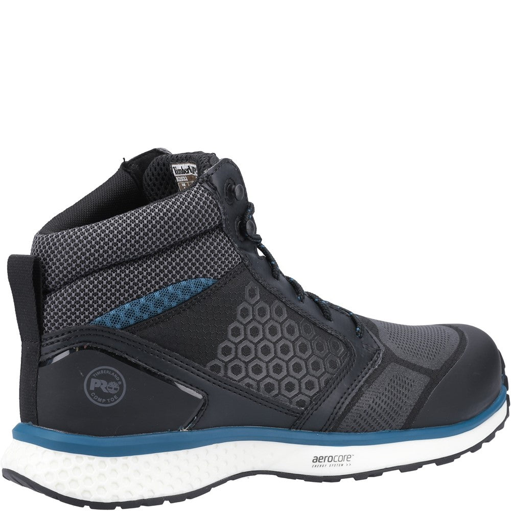 Reaxion Composite Toe Work Boot for Men in Black Blue