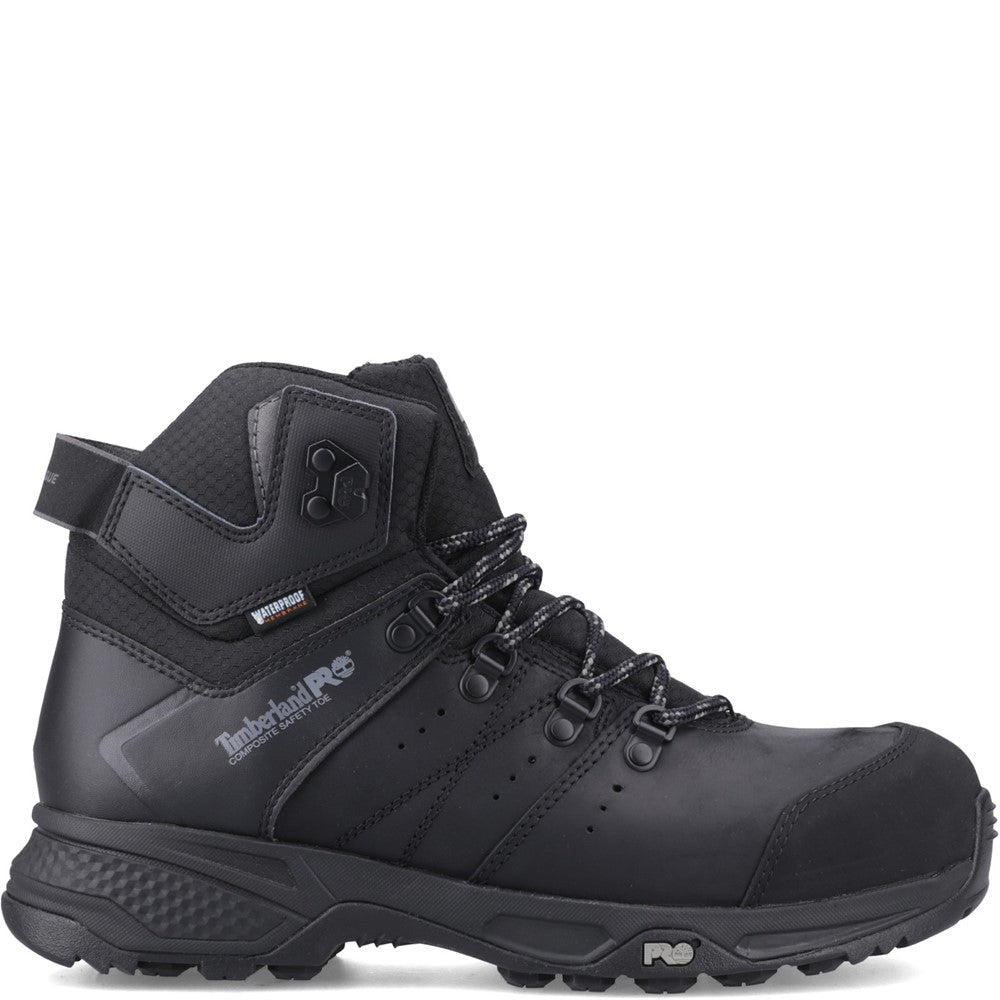 Switchback Composite Toe Work Boot for Men in Black