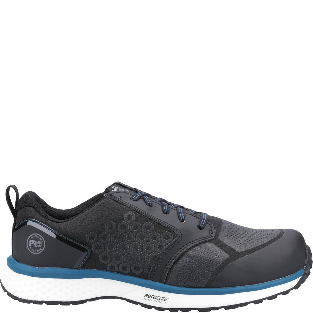 Reaxion Composite Toe Work Trainer for Men in Black Blue