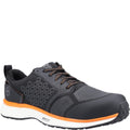 Reaxion Composite Toe Work Trainer for Men in Black Orange