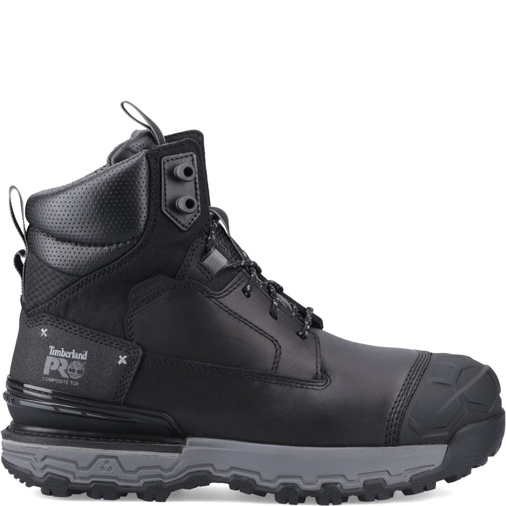 Boondock 6" Waterproof Composite-Toe Work Boot for Men in Black