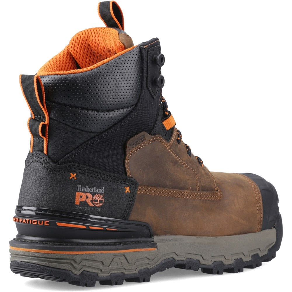 Boondock 6" Waterproof Composite-Toe Work Boot for Men in Brown