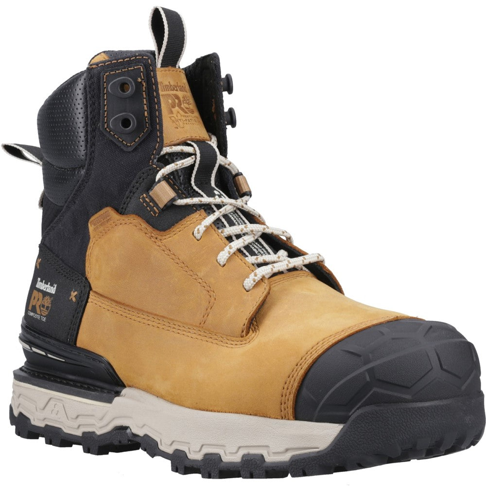 Boondock 6" Waterproof Composite-Toe Work Boot for Men in Wheat